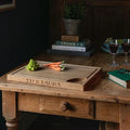 Personalised carving board, 50 x 35 x 3.5 cm