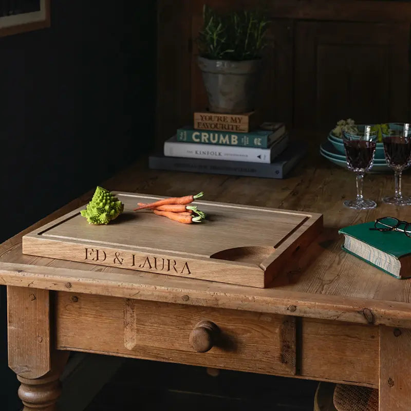Personalised carving board, 50 x 35 x 3.5 cm