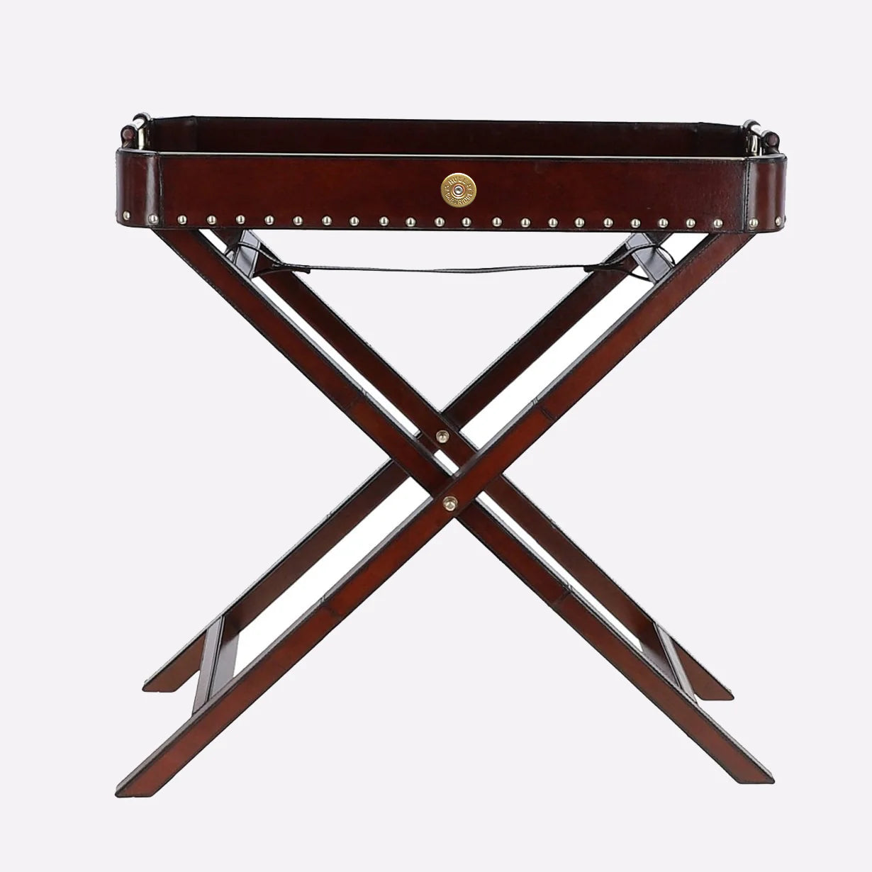 Hicks & Hides - Leather Butlers Serving Tray