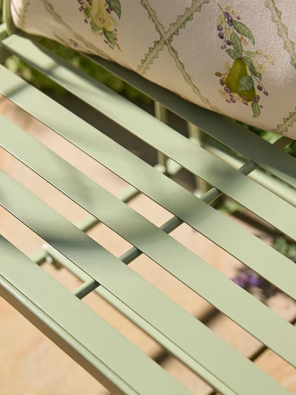 Cox & Cox Ardenne Garden Bench - Sage Green