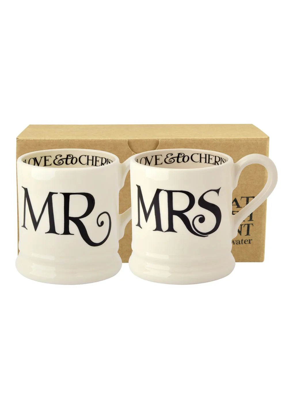 Emma Bridgewater Mr & Mrs Mugs