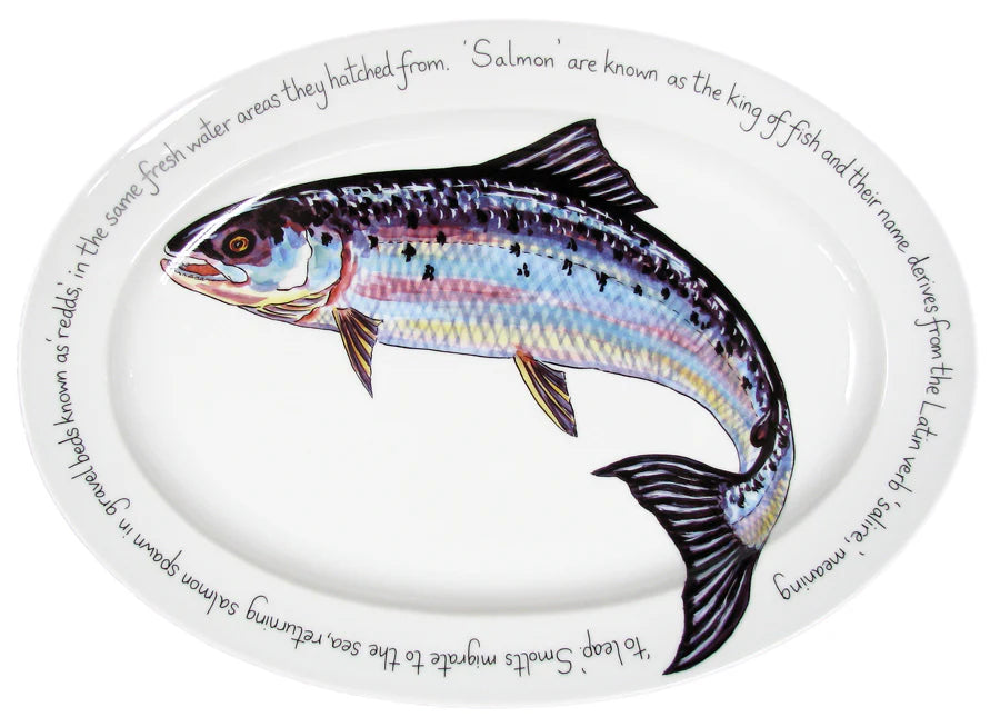 Richard Bramble Salmon Oval Platter