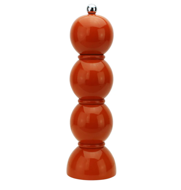 Orange Bobbin Salt and Pepper Mill
