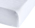 Anne De Solene White Linen Fitted Sheet - Lin Blanc