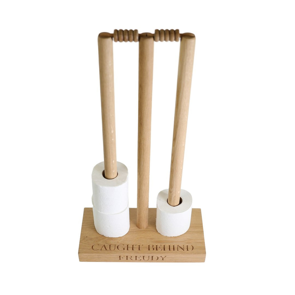The Oak & Rope Company - Cricket Wicket Loo Roll Holder