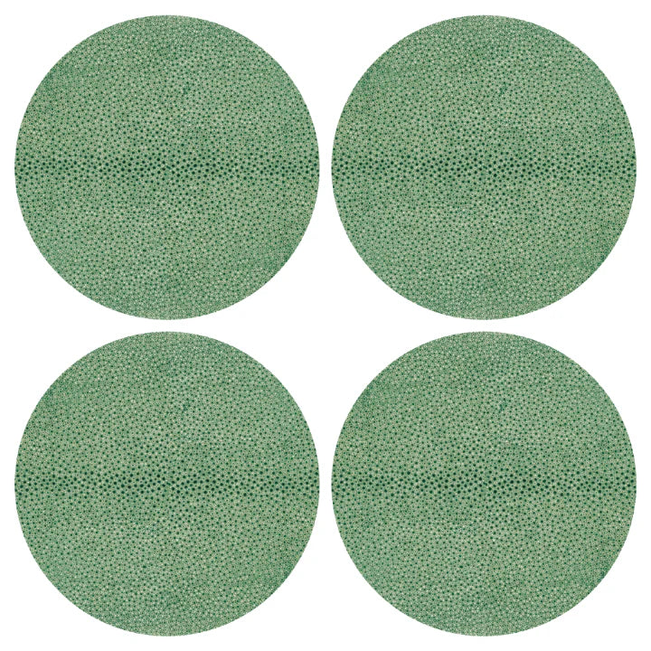 Club Matters - Shagreen Bottle Green Table Mats - Set of 4