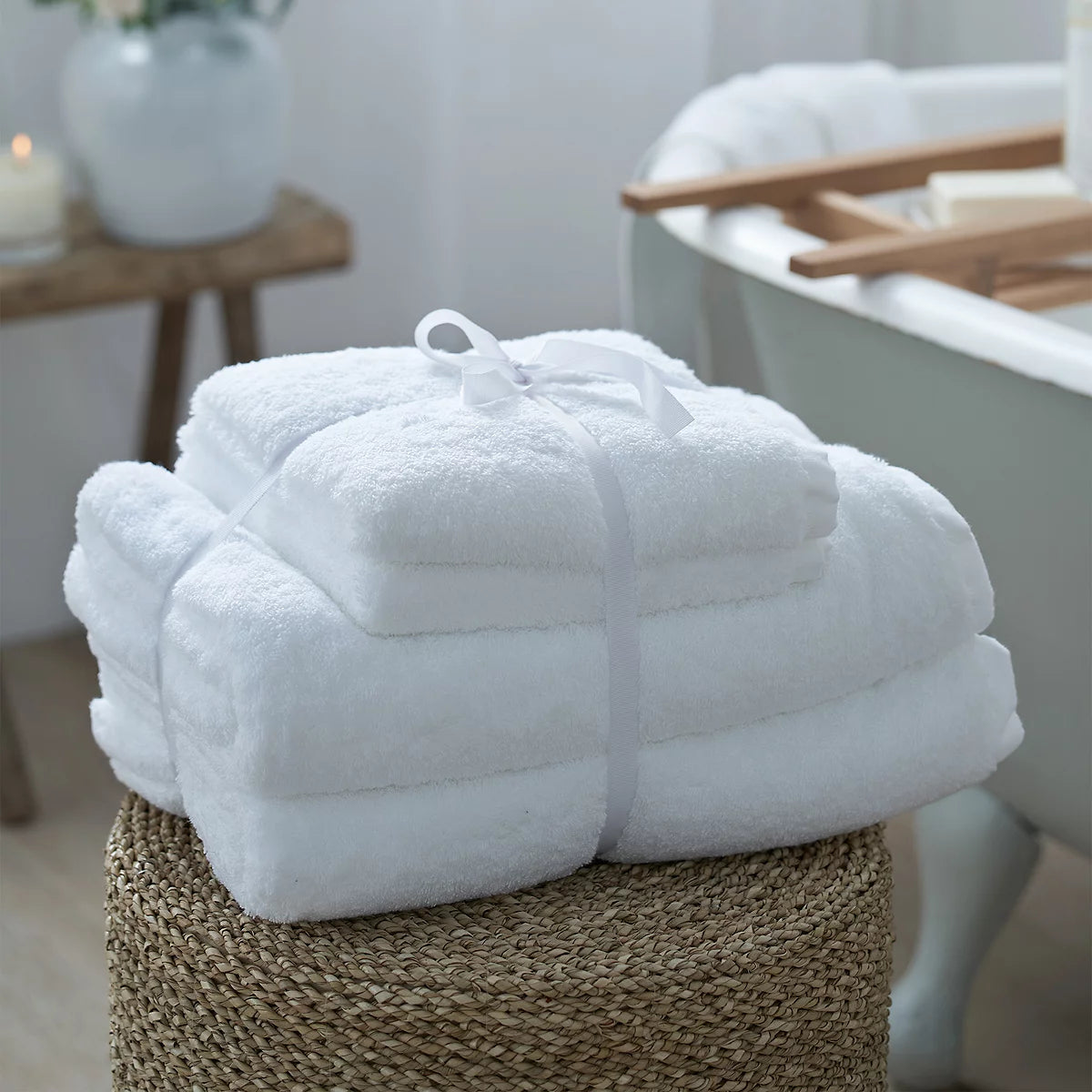 The White Company Pure Cotton Towel Bale